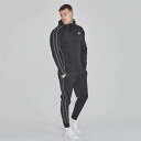 シックシルク Siksilk 【 Hoodie And Joggers Set Mens Men Black 】 フーディー パーカー ジョガーパンツ メンズ ...