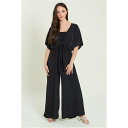 Be You 【 2 Piece Bandeau Jumpsuit And Cardi Set Women 】 ジャンプスーツ レディースファッション オールイ...
