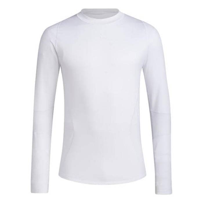 アディダス Adidas 【 Techfit Cold.rdy Long Sleeve Long-Sleeve Top Men White 】 Sleeve ス...