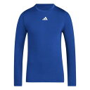 アディダス Adidas 【 Techfit Aeroready Long Sleeve Long-Sleeve Top Sn99 Men Team Royal...