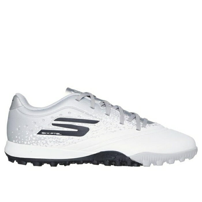 スケッチャーズ Skechers 【 Razor Junior Astro Turf Football Boots Kids White/Silver 】 ターフ フ..