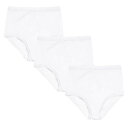 Be You 【 Pack Ribbed Full Brief Women White 】 インナー 下着 ナイトウェア レディース インナー 下着 ランジェリ...