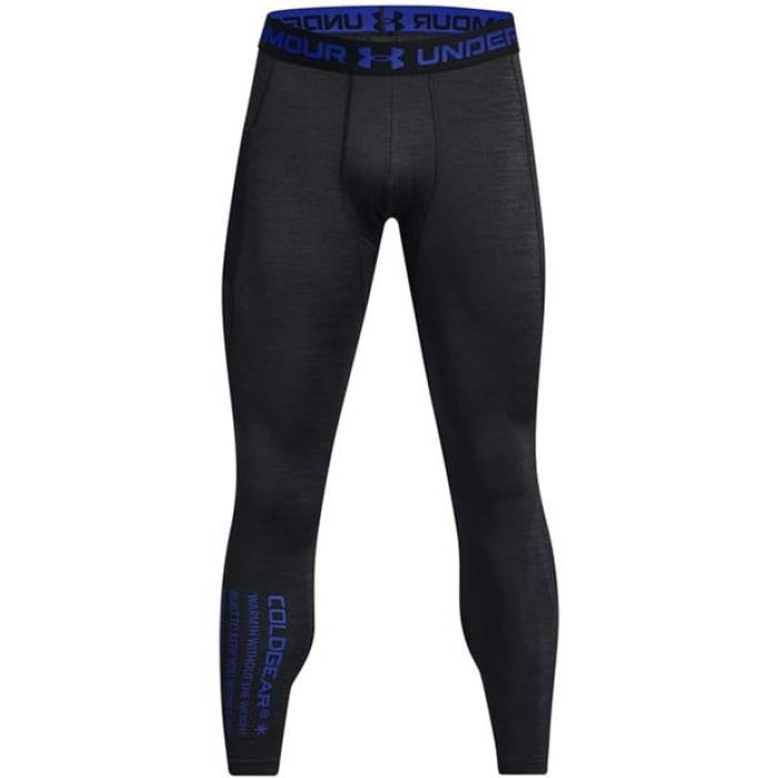 アンダーアーマー Under Armour 【 Armour Ua Cg Twist Lgs Baselayer Legging Mens Men Black/Royal 】 メンズ スポーツ アウトドア フィットネス トレーニング ウェア メンズウェア パンツ メンズ 黒色 ブラック