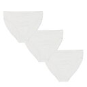 Be You 【 3 Pack Seam Free High Leg Briefs Women White 】 フリー ハイ インナー 下着 ナイトウェア レデ...