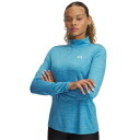 アンダーアーマー Under Armour 【 Armour Tech Half Zip Top Womens Women Ether Blue 】 テック ハ...