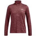 アンダーアーマー Under Armour 【 Armour Tech Half Zip Top Womens Women Cardinal 】 テック ハーフ...