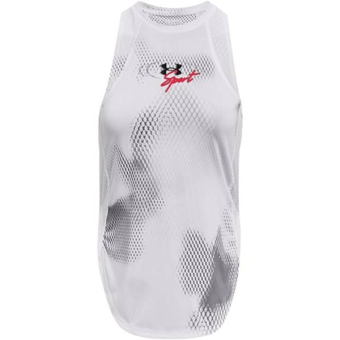 アンダーアーマー Under Armour 【 Mesh Tank Ld99 Women White 】 タンクトップ スポーツ アウトドア フィットネス トレーニング ウェア レディースウェア トップス レディース 白色 ホワイト