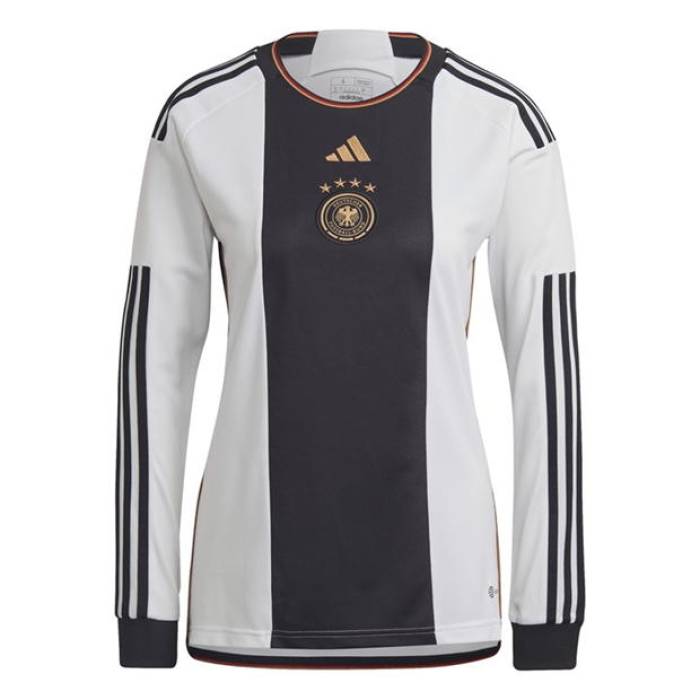 アディダス Adidas 【 Germany Home Long Sleeve Shirt 2022 Womens Women White 】 Sleeve ス...