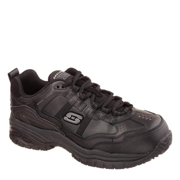 楽天スニケススケッチャーズ Skechers 【 Work Stride Mens Safety Shoes Kids Black 】 メンズ シューズ 運動靴 靴 メンズ靴 スニーカー ジュニア キッズ 黒色 ブラック