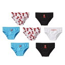 Character 【 Boy's 7Pk Briefs Unisex Spiderman 2 】 キッズ ベビー マタニティ キッズファッション インナー 下着 ブリーフ ユニセックス