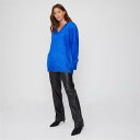 Be You 【 V Neck Blue Jumper Women Blue 】 青色 ブルー レディースファッション トップス その他 レディース 青色 ブル...