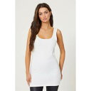 Be You 【 Longline Vest Women White 】 ベスト レディースファッション トップス ベスト ジレ レディース 白色 ホワイト