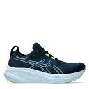 アシックス Asics 【 Gel-Nimbus 26 Running Shoe Mens Men Blue/Lime 】 メンズ スポーツ アウトドア ランニ...