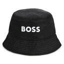 ボス Boss 【 Contrast Logo Bucket Hat Juniors Kids 】 ロゴ キッズ ベビー マタニティ キッズファッション 帽子 ...