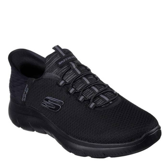 スケッチャーズ Skechers 【 Slip-Ins: Summits - High Range Men Triple Black 】 ハイ 靴 メンズ靴 スニーカー メンズ 黒色 ブラック