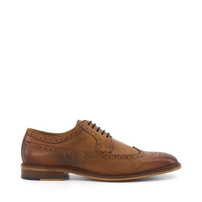 デューンロンドン Dune London 【 Wing-Tip Brogues Men Tan 511 】 靴 メンズ靴 ローファー メンズ