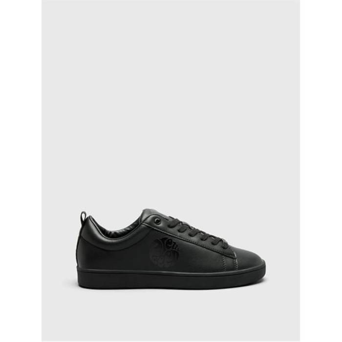 プリティーグリーン Pretty Green 【 Blanco Low Trainers Men Black 】 シューズ スニーカー 靴 メン..