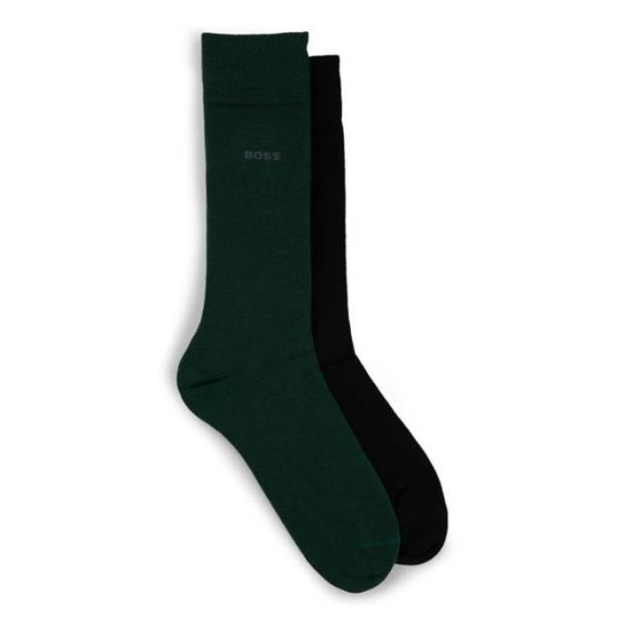 ܥ Boss  2 Pack Plain Socks Men Open Green 385  å ʡ  ʥȥ...