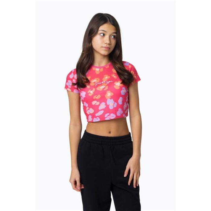 Hype  Leopard Tee Jn99 Women Pink  ҥ祦 쥪ѡ T ǥեå ȥåץ ...