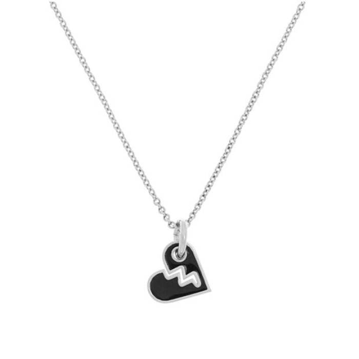 楽天スニケスAll We Are 【 All We Brkn H Pndnt Ld99 Women Silver T/Blck 】 ジュエリー アクセサリー レディースジュエリー アクセサリー ネックレス ペンダント レディース Silver 銀色・シルバー