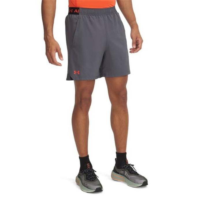 アンダーアーマー Under Armour 【 Armour Ua Vanish Woven 6 Shorts Men's Men Grey/Red 】 Woven ウーブン ショーツ メンズ スポーツ アウトドア フィットネス トレーニング ウェア メンズウェア パンツ メンズ