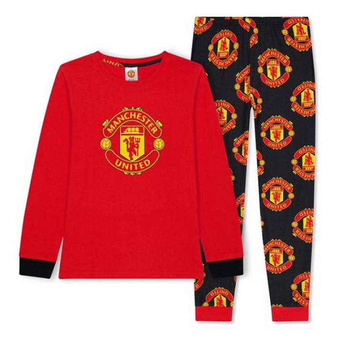 楽天スニケスTeam 【 Pyjama Set Juniors Kids Man Utd 】 パジャマ キッズ ベビー マタニティ キッズファッション ナイトウェア ルームウェア パジャマ ジュニア キッズ