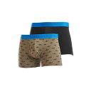 アディダス Adidas Originals 【 Originals Comfort Flex Cotton 2-Pack Boxer Men Assorted 】 オリジナルス 2個入 インナー 下着 ナイトウェア メンズ インナー 下着 ボクサーパンツ メンズ