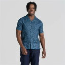 Craghoppers 【 Crag Pasport Ss Sn99 Men Posdnblu Prt 】 スポーツ アウトドア アウトドア ウェア メンズウェ...