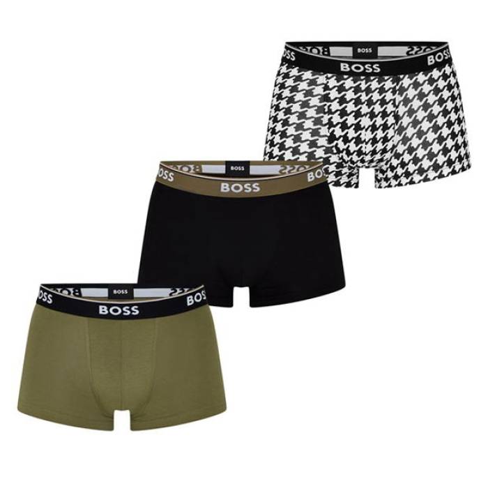 ܥ Boss  3-Pack Power Boxer Shorts Men Aop/Grn/Blk 965  3 Power ѥ...