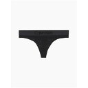 カルバンクライン Calvin Klein 【 Intrinsic Thong Women Black 】 インナー 下着 ナイトウェア レディース インナー ...