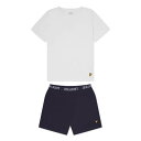 Lyle And Scott 【 Sleepwear Set Juniors Kids Wht/Nvy 】 キッズ ベビー マタニティ キッズファッション ナイトウェア ルームウェア パジャマ ジュニア キッズ(4)