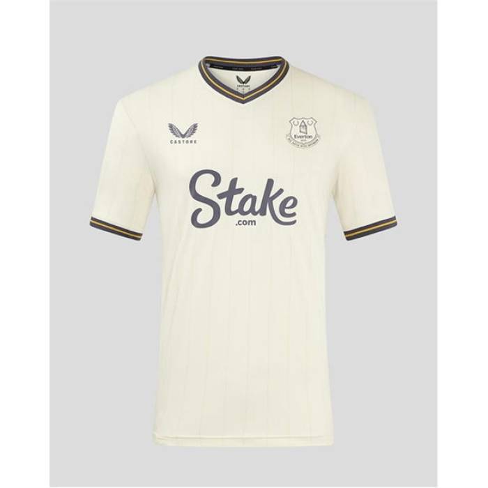 Castore 【 Everton Third Shirt 2024 2025 Adults Men White 】 スポーツ アウトドア サッカー フットサル...