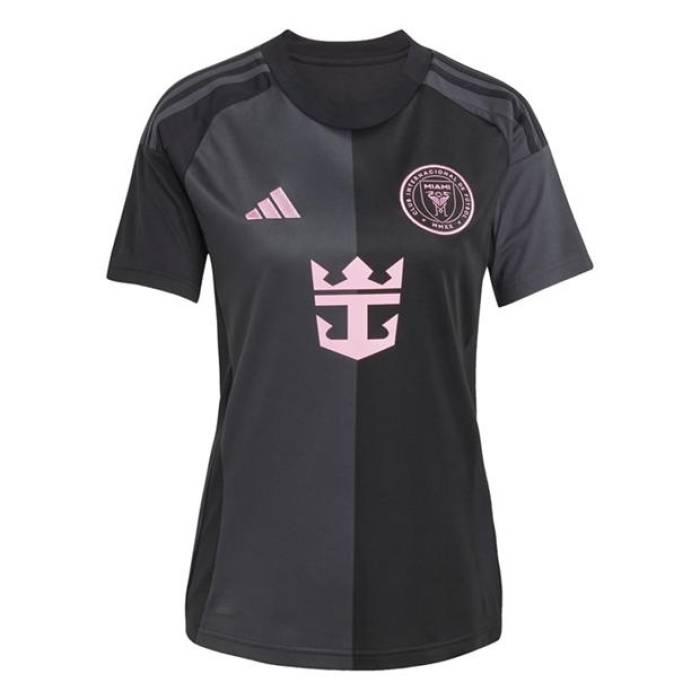 ǥ Adidas  Inter Miami Away Messi Shirt 2025 2026 Womens Women Bla...
