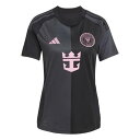 アディダス Adidas 【 Inter Miami Away Messi Shirt 2025 2026 Womens Women Black 】 インテル ...
