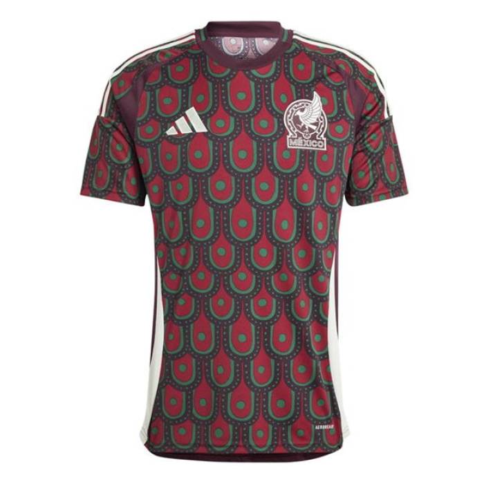 アディダス Adidas 【 Mexico Home Shirt 2024 Adults Men Burgendy 】 メキシコ スポーツ アウトドア サッカー...