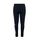 Miso 【 Large Logo Leggings Women Black/White 】 ロゴ レギンス・タイツ インナー 下着 ナイトウェア レディース 靴下 レッグウェア スパッツ レギンス レディース 黒色 ブラック 白色 ホワイト