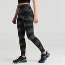Craghoppers 【 Crag Kiwi Pro Lging Ld99 Women Charcoal Prt 】 プロ インナー 下着 ナイトウェア レディース 靴下 レッグウェア スパッツ レギンス レディース チャコール(4)
