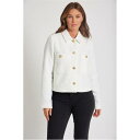 Be You 【 Boucle Cropped Jacket Women Cream 】 Jacket ジャケット レディースファッション その他 レディース ...