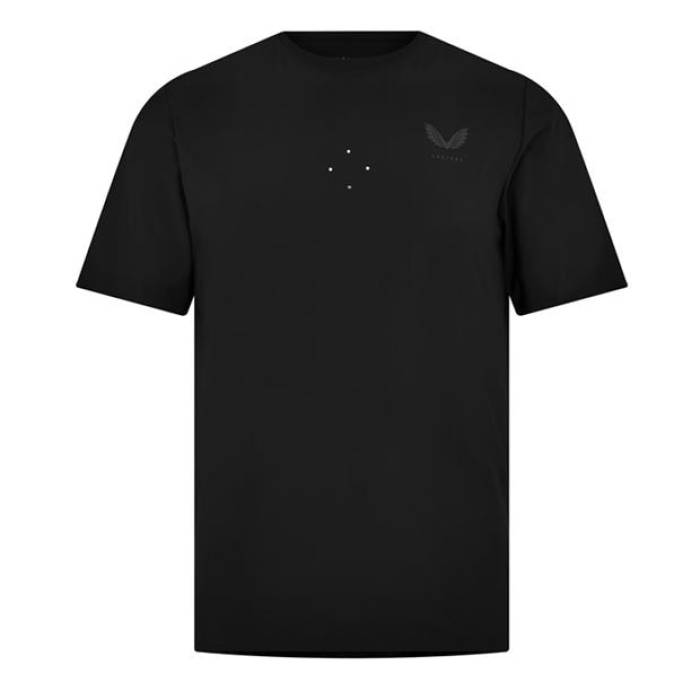 Castore  Sportswear Metatek Short Sleeve T Shirt Mens Men Onyx  Slee...
