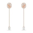 スワロフスキー Swarovski 【 Swan Drop Earrings Women Rose Gold 】 イヤリング ジュエリー アクセサリー レディー...