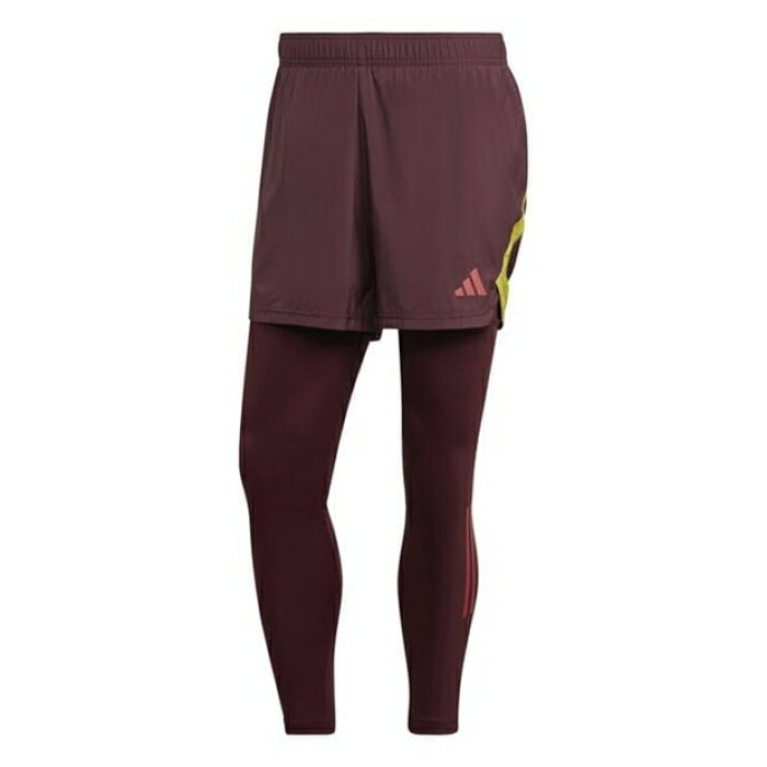 アディダス Adidas 【 Tiro Pro Goalkeeper Tights 2023 Adults Men Maroon/Yellow 】 プロ Tig...