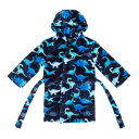 Firetrap 【 Boys Dinosaur Fleece Dressing Gown Kids Black/Blue 】 フリース キッズ ベビー マタニ...