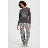 Linea  Star Pyjama And Sock Gift Set Women Grey  ѥ ʡ  ʥȥ...