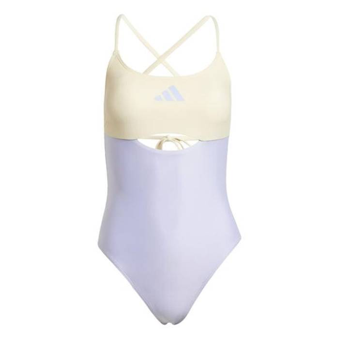 アディダス Adidas 【 Padded Colorblock X-Back Swimsuit Womens Women Violet/Warm 】 Padded パッド 水着 レディース レディース 紫・バイオレット ウォーム
