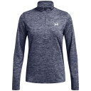アンダーアーマー Under Armour 【 Armour Tech Half Zip Top Womens Women Midnight Navy 】 テッ...