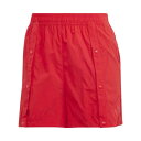 アディダス Adidas 【 Snap-Button Shorts Womens Women Red 】 ショーツ レディース スポーツ アウトドア フィットネス トレーニング ウェア レディースウェア パンツ レディース Red 赤・レッド(4)