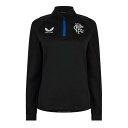 Castore 【 Rfc Trn 1/4Z Ld99 Women Black/Blue 】 スポーツ アウトドア サッカー フットサル レディースウェア シャ...