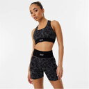 Everlast 【 Seamless Cross Back Sports Bra Women Black Camo 】 スポーツ アウトドア スポーツウェア アクセサリー スポーツ用インナー レディースインナー スポーツブラ レディース 黒色 ブラック カモ柄(4)