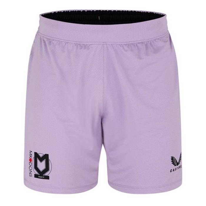 Castore 【 Mk Dons Pro Third Goalkeeper Shorts Adults Men Purple 】 プロ ショーツ スポーツ ア...