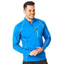 Under Par 【 Zip Neck Mid Layer Mens Men Blue/Lime 】 ミッド メンズ スポーツ アウトドア ゴルフ ウェア メ...